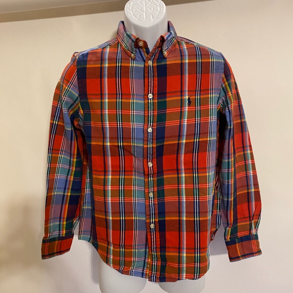 Ralph Lauren Polo Plaid Long Sleeve size L (14-16)